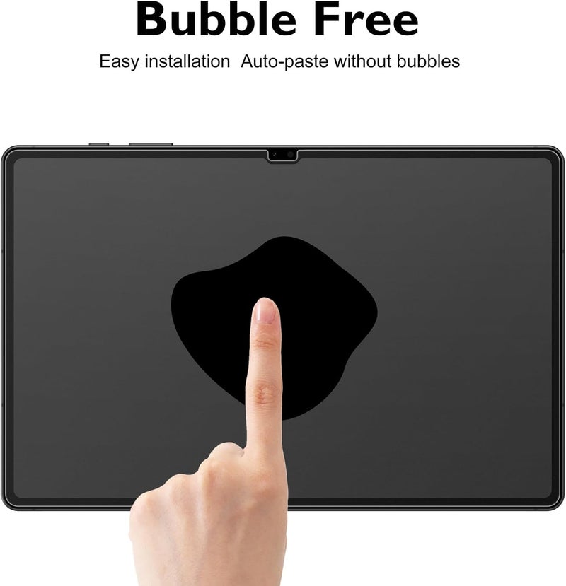 Esanik 2 Pack Like Paper Glass Screen Protector for Samsung Galaxy Tab S10 Ultra/S9 Ultra/S8 Ultra (14.6 inch) 9H Tempered Glass Film with Alignment Frame, Writing Like on Paper, Anti Glare - Image 5